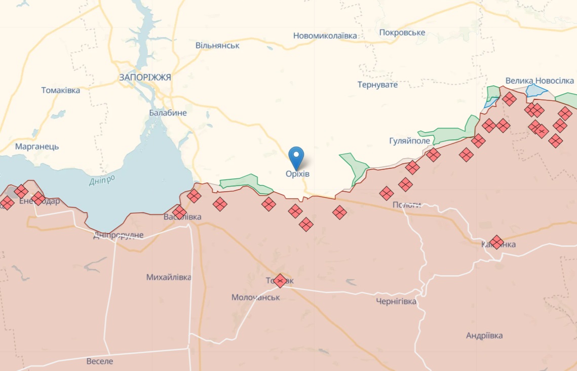 Россия сбросила три авиабомбы на Орехов под Запорожьем: есть погибший и раненый