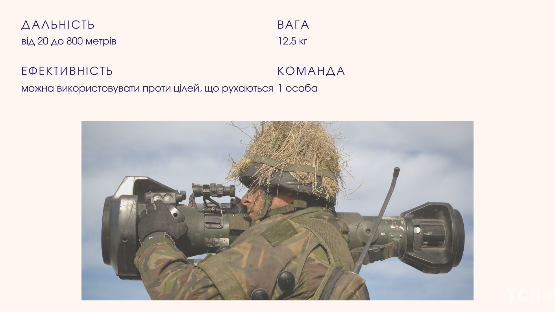 Протитанковий гранатомет NLAW / © ТСН.ua