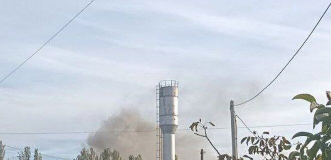 В сети пишут о взрывах в Скадовске, поднялся дым – фото - Фото